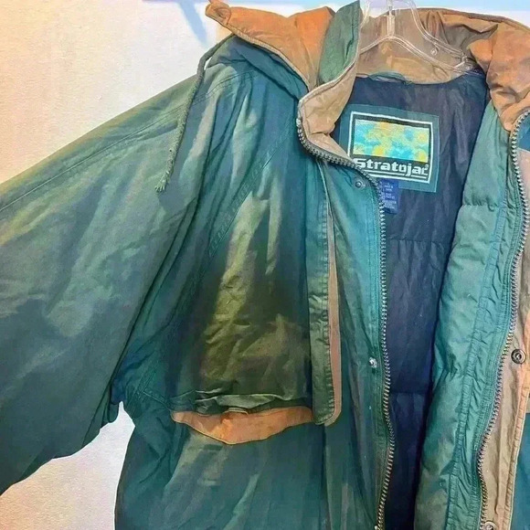 Vintage 80’s Stratojac down jacket size L - Picture 9 of 11